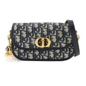 Christian Dior Oblique 30 Montaigne Avenue Small Shoulder Bag Canvas 90283734